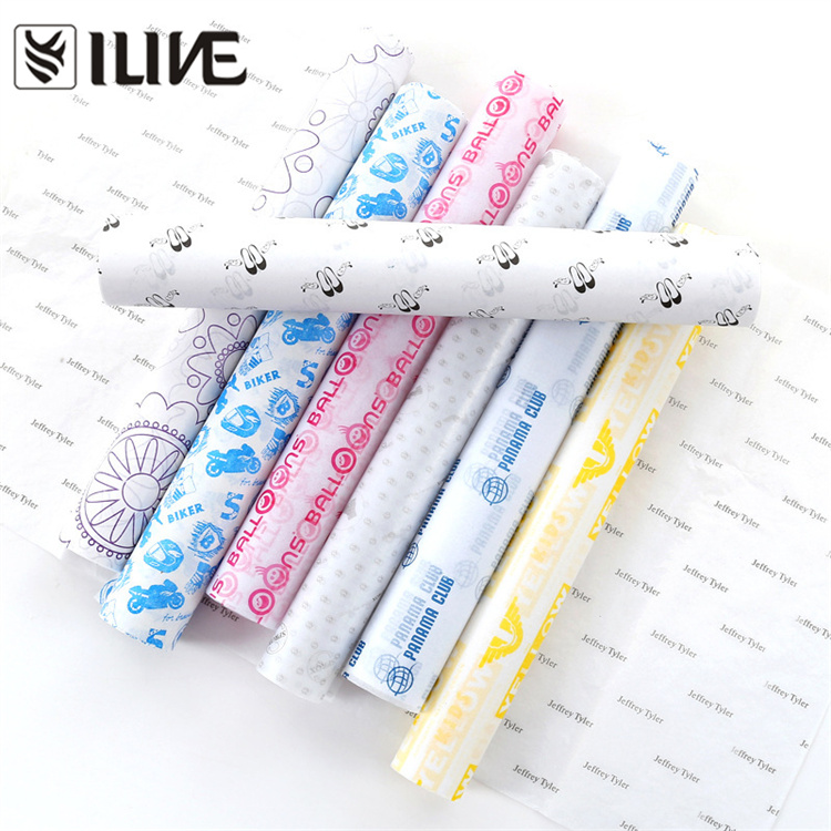 Water-Proof Packing Paper Wholesale Custom Printed Logo Tissue Paper For Gift
