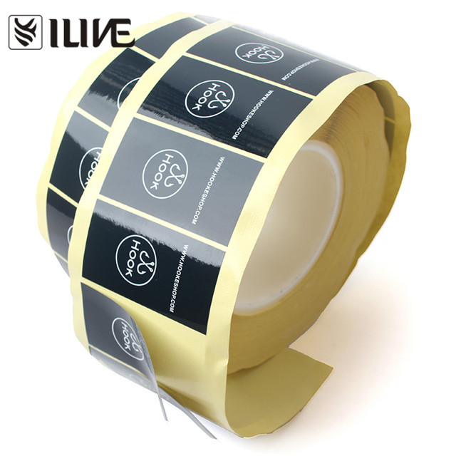 Custom Adhesive Paper Printing Roll Labels Business Hangtag Stickers