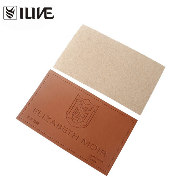 Debossed logo Label Patches