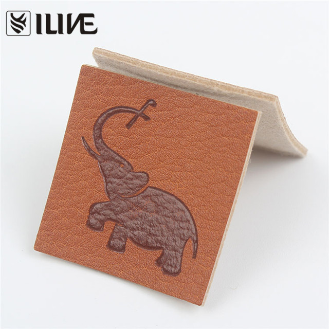 Embossed Animal PU Labels