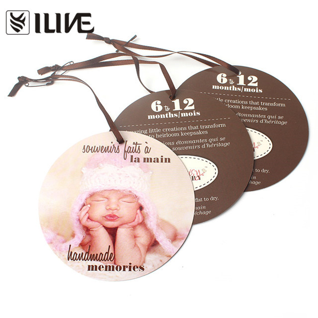 Baby Products Offset Printing Ribbon Paper Hang Tags