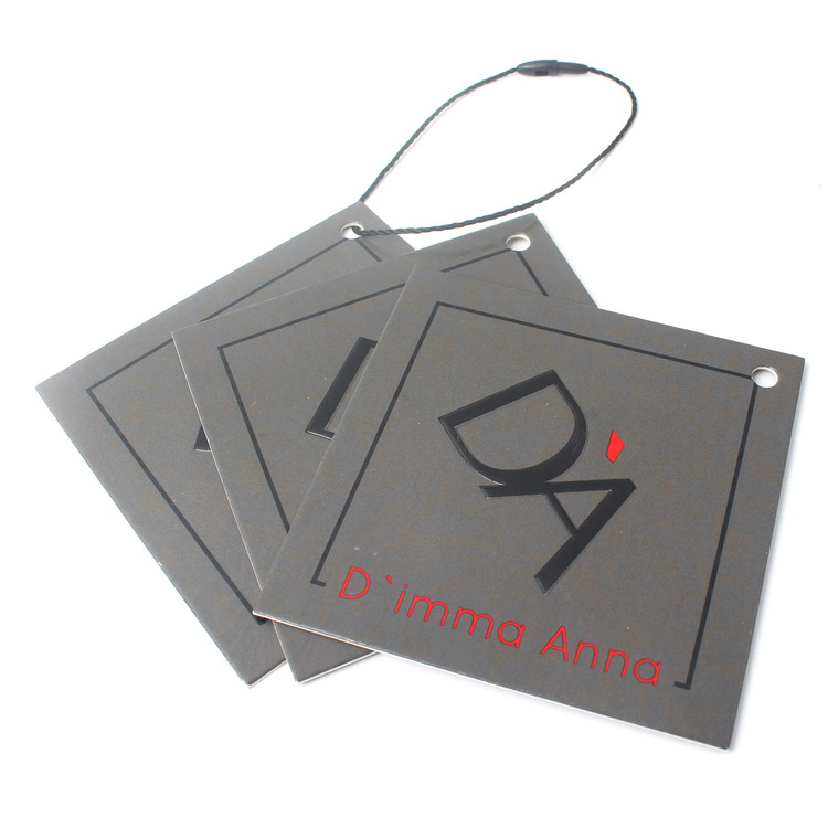 Clothing Hang Tags UV Printing Logo Paper Hang Tags